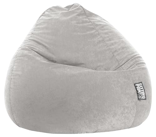 Sitting Point Sitzsack Easy XXL ca. 300 Liter grau von SITTING POINT only by MAGMA