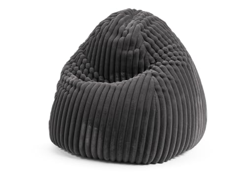 Sitting Point Sitzsack Raya Fellimitat XL ca. 220L anthrazit von SITTING POINT only by MAGMA