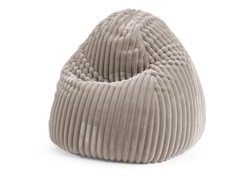 Sitting Point Sitzsack Raya Fellimitat XXL ca. 300L Taupe von SITTING POINT only by MAGMA