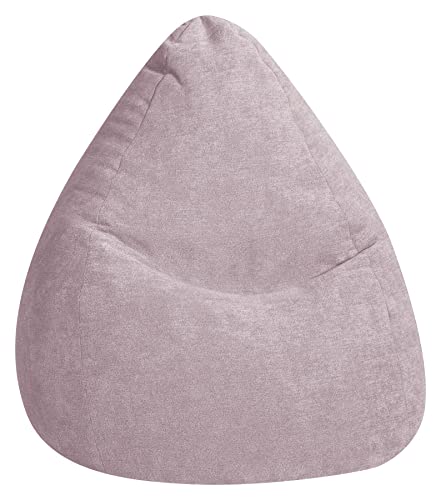 Sitzsack ALFA Velours Altrose XL ca. 220L von Sitting Point