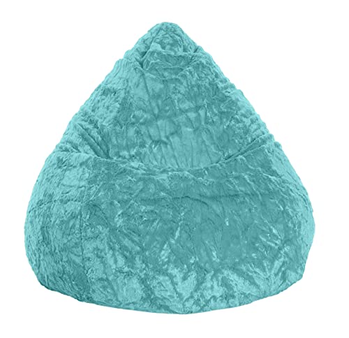 SITTING POINT only by MAGMA Sitzsack Fluffy XL ca. 220 Liter türkis von SITTING POINT only by MAGMA
