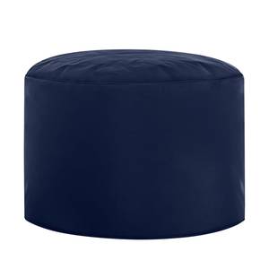 home24 Fußhocker Scuba dot com Ø 50cm Blau/Jeansblau von home24
