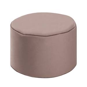 home24 Fußhocker Scuba dot com Ø 50cm Beige von home24