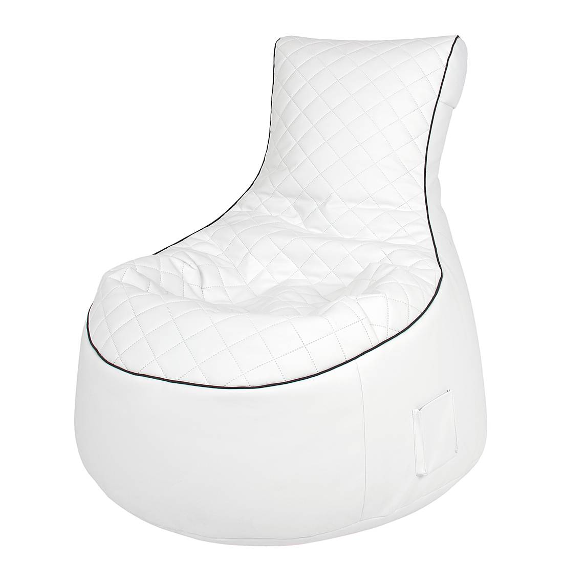 SITTING POINT Sitzsack Swing Modo Tap Weiß Kunstleder 95x90x65 cm (BxHxT) von SITTING POINT