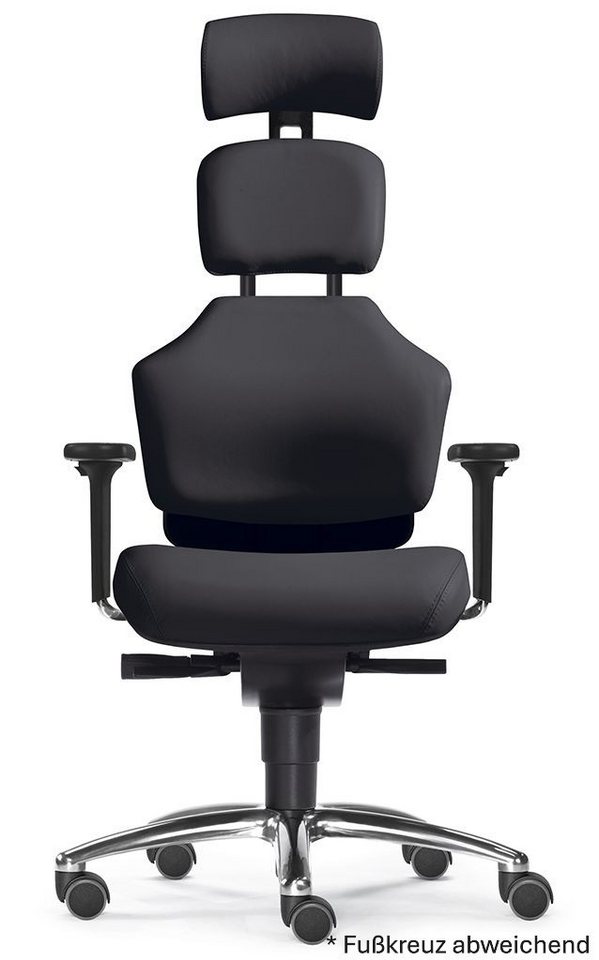 SITWELL STEIFENSAND AG Bürostuhl Gesundheitsdrehstuhl mit Ortho-Sacral-Rückenlehne, Ortho-Sacral Rückenlehne, 2D-Armlehnen, Lordosenstütze, bis 120kg SITWELL STEIFENSAND AG Bürostuhl Gesundheitsdrehstuhl mit Ortho-Sacral-Rückenlehne, Ortho-Sacral Rückenlehne, 2D-Armlehnen, Lordosenstütze, bis 120kg von SITWELL STEIFENSAND AG