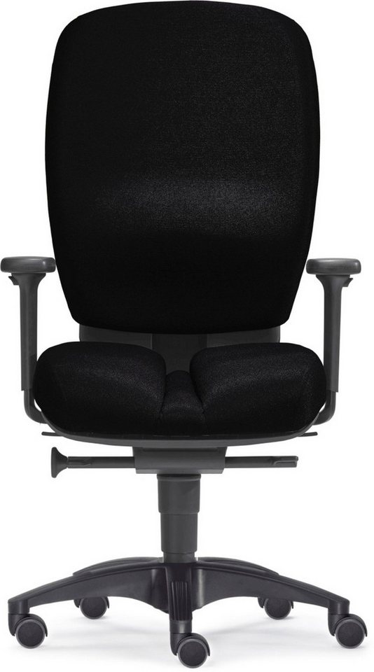 SITWELL STEIFENSAND AG Drehstuhl Büro-Drehstuhl Mister Office mit Armlehnen Polyamid-Fußkreuz schwarz. von SITWELL STEIFENSAND AG