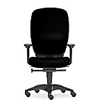 SITWELL STEIFENSAND Bürostuhl Office M mit Armlehnen Schwarz Lendenwirbelstütze Stoff 130 kg von SITWELL STEIFENSAND AG