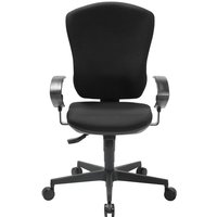 SITWELL STEIFENSAND Bandscheiben-Bürostuhl Flash Polster, Synchron-Mechanik, Stoff-Rückenlehne, Tragkraft 110 kg von SITWELL STEIFENSAND