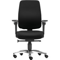 SITWELL STEIFENSAND Bandscheiben-Bürostuhl Spirit, tiefenverstellbare Lordosenstütze, 5D-Armlehne, Leder, schwarz von SITWELL STEIFENSAND
