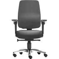 SITWELL STEIFENSAND Bandscheiben-Bürostuhl Spirit, tiefenverstellbare Lordosenstütze, 5D-Armlehne, Polyester, dunkelgrau von SITWELL STEIFENSAND