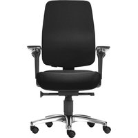 SITWELL STEIFENSAND Bandscheiben-Bürostuhl Spirit, tiefenverstellbare Lordosenstütze, 5D-Armlehne, Polyester, schwarz von SITWELL STEIFENSAND