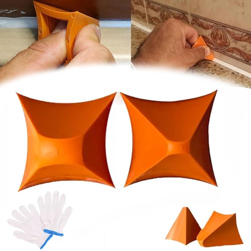 Silikonnaht-Werkzeuge,Silicone Seam Tools,Silicone Caulking Tool,Caulk Finishing Tool,Caulk Smoothing Tool,Reusable Caulking Applicator Finishing Tool, 4/6/10/16mm Calking Tool (1set) von SIUVEY