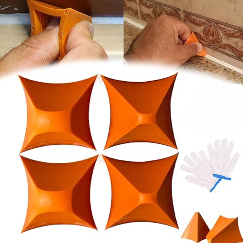 Silikonnaht-Werkzeuge,Silicone Seam Tools,Silicone Caulking Tool,Caulk Finishing Tool,Caulk Smoothing Tool,Reusable Caulking Applicator Finishing Tool, 4/6/10/16mm Calking Tool (2set) von SIUVEY