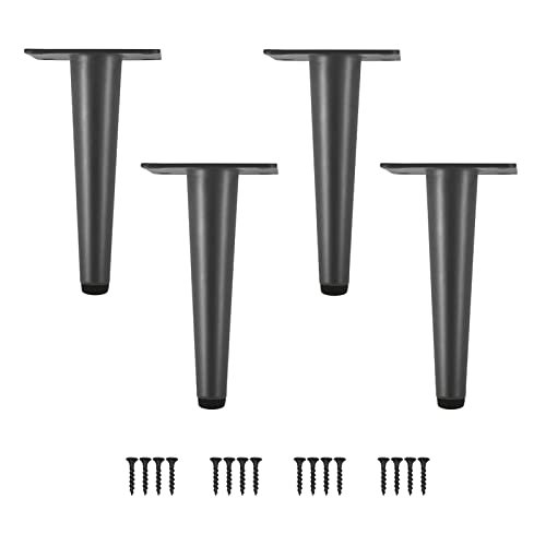 SIVIKIO Möbelfüße 4 Stück Möbelbeine Kegel Schräg/Vertikale Möbelfüße Edelstahl mit rutschfeste Gummibasis DIY für TV-Schrank Bett Sofa Badschrank SIVIKIO Möbelfüße 4 Stück Möbelbeine Kegel Schräg/Vertikale Möbelfüße Edelstahl mit rutschfeste Gummibasis DIY für TV-Schrank Bett Sofa Badschrank von SIVIKIO