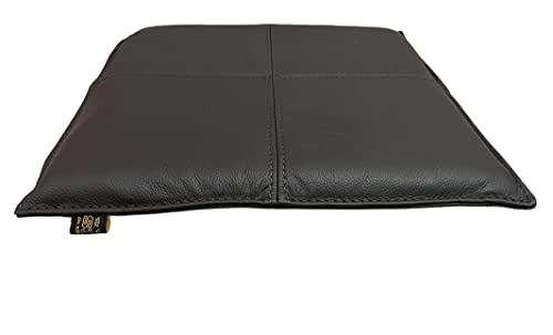 SIX Sitzkissen Lederkissen Braun | Bank-Kissen Echt-Leder Rindsleder Antirutsch 40x40 von SIX