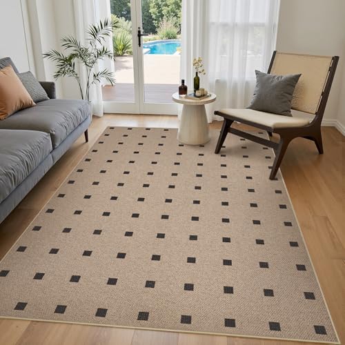 SIXHOME 80 * 150cm Jute Teppich Waschbar Rutschfester Teppich Wohnzimmer Modern gewebt für Eingangsbereich Terrasse Balkon Garten Küchenteppich Qpunkt-Brown SIXHOME 80 * 150cm Jute Teppich Waschbar Rutschfester Teppich Wohnzimmer Modern gewebt für Eingangsbereich Terrasse Balkon Garten Küchenteppich Qpunkt-Brown von SIXHOME