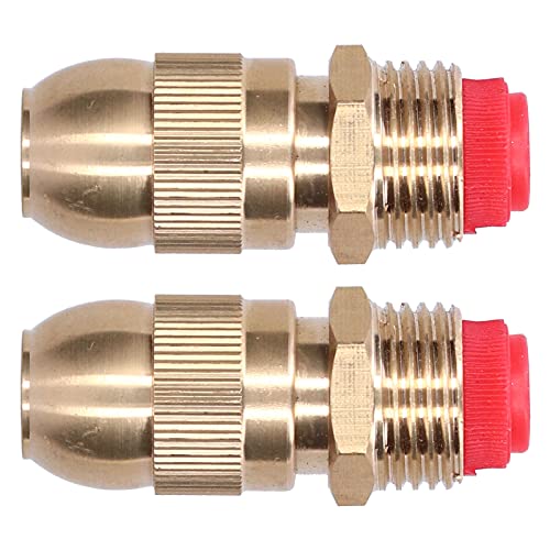 2 Stück Verstellbare Bewässerungssprinkler G1/2 Außengewinde Garten Messing Düsensprüher 2 Stück Verstellbare Bewässerungssprinkler G1/2 Außengewinde Garten Messing Düsensprüher von SIXRUN