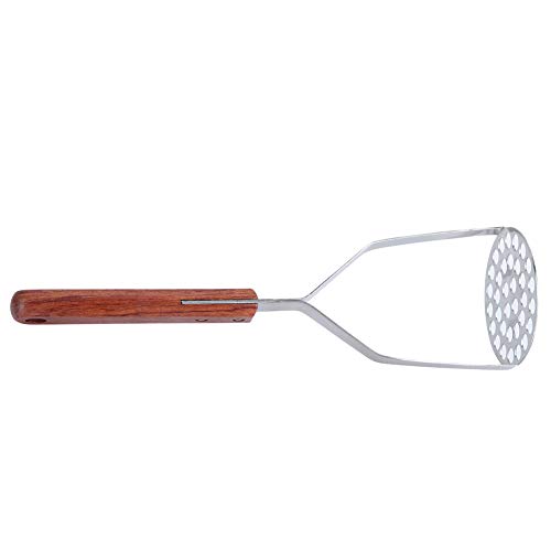 Kartoffelstampfer aus Edelstahl, Zerkleinerer, Küchenutensilien, Griff aus Rosenholz, Geeignet für die Küche zu Hause Kartoffelstampfer aus Edelstahl, Zerkleinerer, Küchenutensilien, Griff aus Rosenholz, Geeignet für die Küche zu Hause von SIXRUN