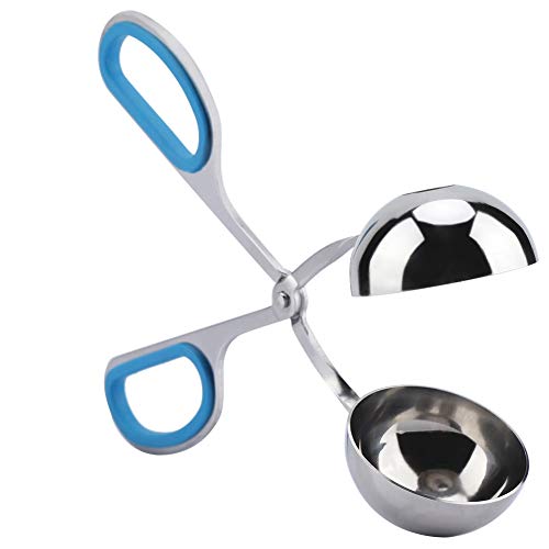 NICHT KLEBENDE FLEISCHBÄLLCHEN AUS EDELSTAHL, REISBÄLLE, CLIP-HERSTELLER, FORM-KÜCHENWERKZEUG, DAS PERFEKTE KÜCHENGERÄT FÜR FLEISCHBÄLDEL- UND REISBÄLLCHEN-LIEBHABER (BLUE) von SIXRUN