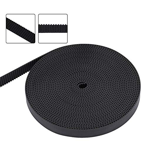 SIXRUN 10 -mm -Breite Gummi Timinggürtel für 3D Druck Haltbarer Rauschwiderstand mit Hoher Verschleiß von 10 M für Verschiedene Anwendungen Geeignet (5M / 16,4Ft) von SIXRUN