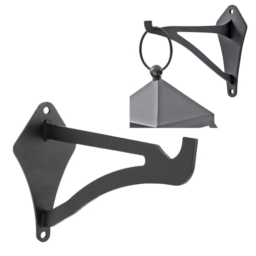 SIXRUN 2 Stück Hängende Pflanzenhalterung Outdoor Aufhängehaken Wandhalterung für Vögel Pflanzenhaken Körbe Laternen Schwarz SIXRUN 2 Stück Hängende Pflanzenhalterung Outdoor Aufhängehaken Wandhalterung für Vögel Pflanzenhaken Körbe Laternen Schwarz von SIXRUN