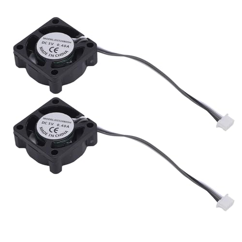SIXRUN 2PCS Hotend -Lüfterersatz durch Doppelkugellagerdesign für, PWM -Temperaturregelung für eine Genaue Regulierung der Lüftergeschwindigkeit und Rauschreduzierung von SIXRUN