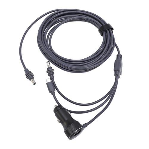 SIXRUN 3 in 1 Multifunktionales DC-Stromkabel für das Mini-Satellitengerät 12V-24 V Auto Ladekabel für Auto/LKW/Boot/Busse von SIXRUN