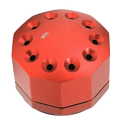 SIXRUN 360 -Grad -Rotationsschraubendreherlagerbox mit Uhrschraubendreher Rotierender Basis (Rot) von SIXRUN