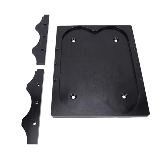 SIXRUN Batterie Tablett Billet Palette, Aluminiumlegierungshalterung für Optima 34 78 Batterien Kofferraum Batterie Halterung Halterung Down Halterungsschale von SIXRUN