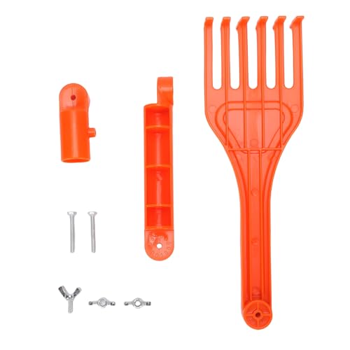 SIXRUN Dachreinigungswerkzeug, Rotierendes Griff Mini -Rechen Kopf Rinnen -Rake -Werkzeug für Blätterablagerungen mit ABS -Kunststoff SIXRUN Dachreinigungswerkzeug, Rotierendes Griff Mini -Rechen Kopf Rinnen -Rake -Werkzeug für Blätterablagerungen mit ABS -Kunststoff von SIXRUN