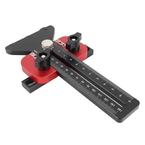 SIXRUN Dünne Rip Jig, Aluminiumlegierung Tischsäge Thin Rip Jig für Dünne Platten und Tischsägen Gleitpositionierung von SIXRUN