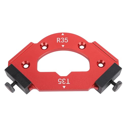 SIXRUN Eckvorlage Multifunktional Hohe Härte Aluminium -Legierungs -Router Vorlage für Holzbearbeitung, Präzises Eckschnitt für Trimmbilderrahmen, Tische und Stühle von SIXRUN