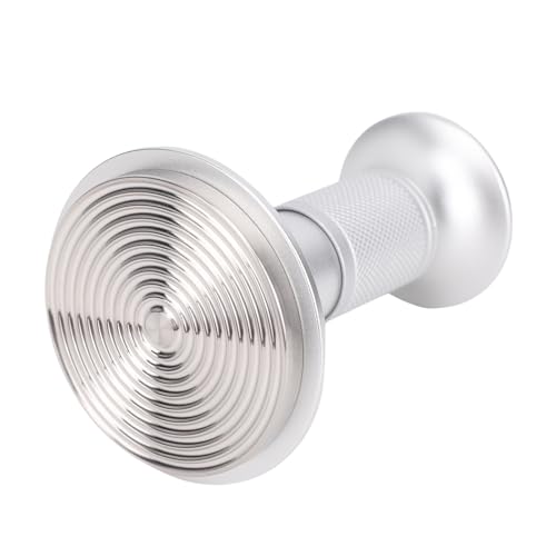 SIXRUN Edelstahl Kaffeetamper, Federbelasteter Tamper mit Ergonomischer Griff, Konstante Druck, für zu Hause oder Kaffeegeschäfte (58MM) von SIXRUN