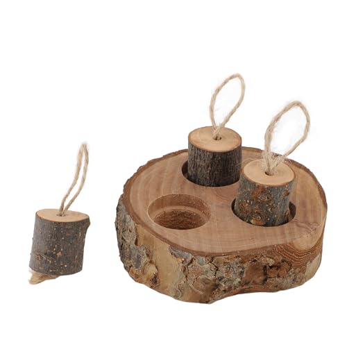 SIXRUN Hamster Holz Snack Tablett Elegante Futtersuche Spielzeug Reduzieren Langeweile Meerschweinchen -Fütterung Spielzeug Applewood Dekoration Chinchilla Haustier SIXRUN Hamster Holz Snack Tablett Elegante Futtersuche Spielzeug Reduzieren Langeweile Meerschweinchen -Fütterung Spielzeug Applewood Dekoration Chinchilla Haustier von SIXRUN