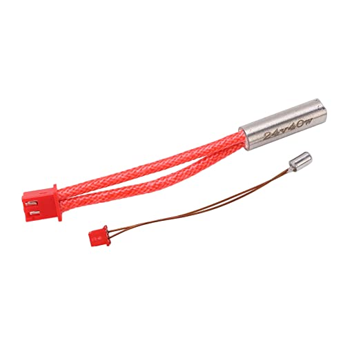 SIXRUN Heizung in Edelstahl 24 V 40W Thermistor Set für Ender 3 S1 Pro 3D, eine Effiziente und Zuverlässige und Einfache Installation für 3D -Druckerliebhaber von SIXRUN