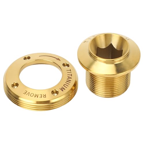 SIXRUN Hochstärke Kurbel Armschraube für - und Straßenräder Einfache Installation und Wartung (Gold) von SIXRUN