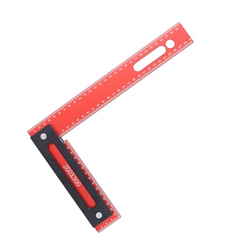 SIXRUN Holzbearbeitungsquadrat Präzise Aluminium 90 Grad Framing Square für Carpenter Aluminiumlegierung 300x200 Mm SIXRUN Holzbearbeitungsquadrat Präzise Aluminium 90 Grad Framing Square für Carpenter Aluminiumlegierung 300x200 Mm von SIXRUN