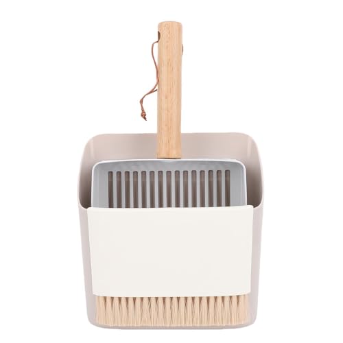 SIXRUN Holzgriff Kitty Müll -Schaufel -Set Einfach zu Reinigen Tragbares Werkzeug für Verschiedene Aufgaben von SIXRUN