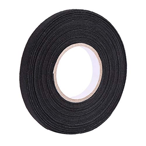 SIXRUN Kabelbaumband, Mehrzweck-Auto Selbstklebendes Anti-Quietsch-Rassel-Filz-Automobil-Kabelbaumband, Isolierband Hoch (9mm*15m) von SIXRUN