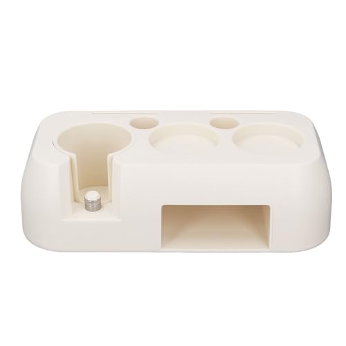 SIXRUN Kaffeemanmelstation, Halterständer für Zuhause mit Multifunktionaler Basis, Kompakte Größe, Kaffeevorbereitungsdesign, Fit 51 Mm 53 Mm 58 Mm Maschinen (Beige) von SIXRUN