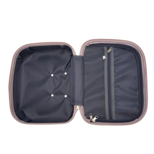 SIXRUN Klappernradkoffer Kompakt Langlebiger Vorderträger -Blockadapter -Reisetasche für die Kurze Reise, ABS Material (PINK) von SIXRUN