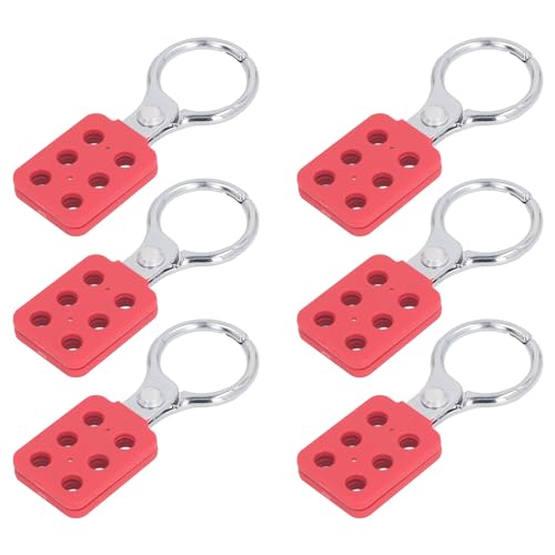 SIXRUN Lockout -Vorhängeschloss HaSP Einfach zu Verwendend Erweitertes Jaw Lockout Tagout HaSP 6PCs für Mehrfache Personalmanagement, Aluminiumlegierung, PA, 38 -mm Kiefer Innendurchmesser SIXRUN Lockout -Vorhängeschloss HaSP Einfach zu Verwendend Erweitertes Jaw Lockout Tagout HaSP 6PCs für Mehrfache Personalmanagement, Aluminiumlegierung, PA, 38 -mm Kiefer Innendurchmesser von SIXRUN