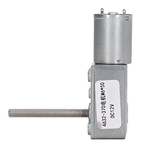 SIXRUN Motor der Selbstredundanzspule Selbstversorgter Spule M6 M6 Kopf des Gewindespornwellens der Geschwindigkeitsreduzierung für die Automatisierung Zur Automatisierung (90RPM) von SIXRUN