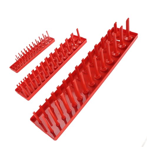 SIXRUN Multifunktionaler Antriebssockethalter Red Design Socket Organizer Tablett für Workshop Factory, High Stick -Speicher -Tablett 1/2in 3/8in 1/4in SIXRUN Multifunktionaler Antriebssockethalter Red Design Socket Organizer Tablett für Workshop Factory, High Stick -Speicher -Tablett 1/2in 3/8in 1/4in von SIXRUN