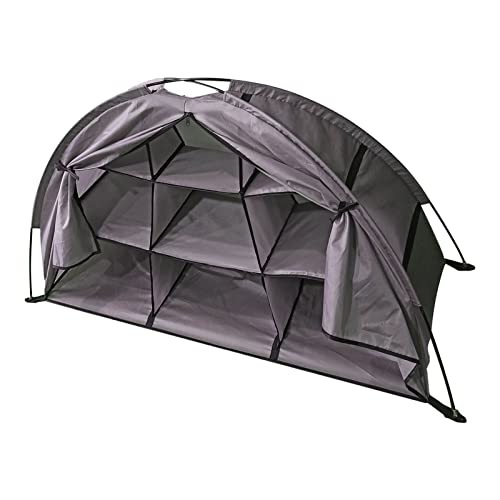SIXRUN Organisator von Camping -Lagerschrank mit Großer Kapazität Einfach zu Transportieren 9 Form des Regalzeltes Zum Camping (Falten) von SIXRUN