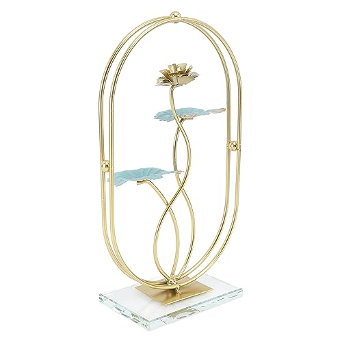 SIXRUN Ovaler Schrank Eisenverzierung, Moderne Modische Blumenform TV Eisen Eisen Ornament für Zuhause mit Handfarbiger Produktion (Typ 2) von SIXRUN