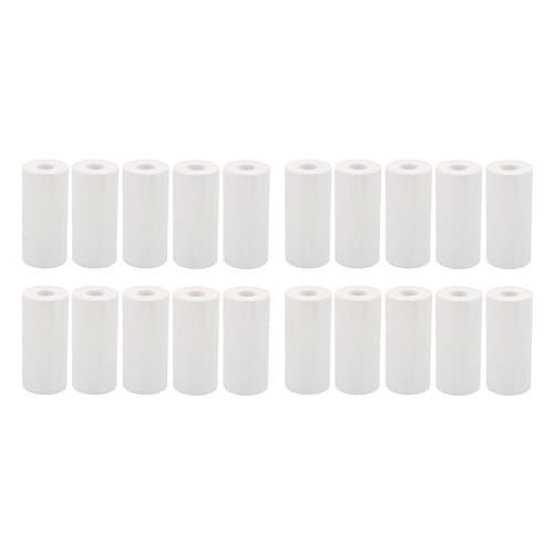 SIXRUN Premium -Dicke 57x25mm Thermaldruckerpapier, 20 Rollen 2.24x0.98in Direkter Versandetiketten Papier, Textdokumente, Anmerkungen, DIY -Bearbeitung mit Mengenarbeit und Studium SIXRUN Premium -Dicke 57x25mm Thermaldruckerpapier, 20 Rollen 2.24x0.98in Direkter Versandetiketten Papier, Textdokumente, Anmerkungen, DIY -Bearbeitung mit Mengenarbeit und Studium von SIXRUN