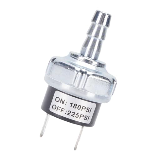 SIXRUN Robuster 180-225 Psi Luftkompressordruckschalter D55146 Ersatz, Lang Anhaltender Mikro-Power-Schalter für D55168 D55167, DIY-Enthusiast von SIXRUN