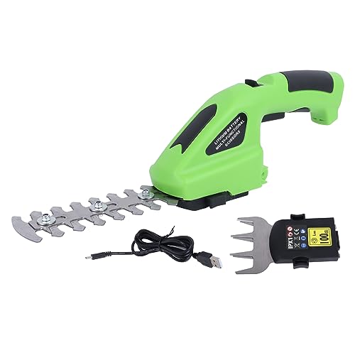 SIXRUN Schnurloser Hedge -Trimmer, 6,2 Zoll Maximale Schneidlänge, Leichtes Strauchschneider für Gartenbeschnitte, 2 in 1 Handheld -Hedge -Trimmer mit 1100 Strichen Pro Minute von SIXRUN
