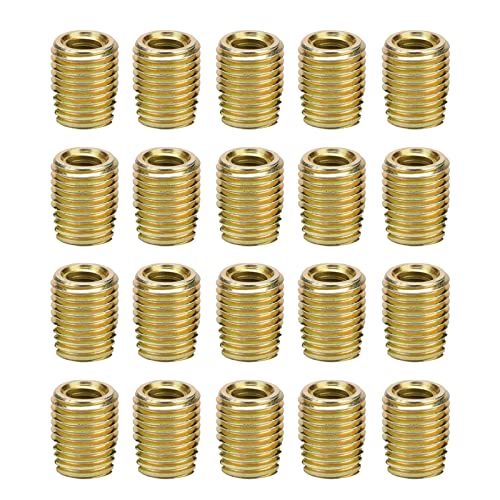 SIXRUN Self -Tipp -Gewindeeinsatz, Kohlenstoffstahl, 20 PCs M2 M4 M3, Automobilbefestigungslösung für eine Verbesserte Stabilität (#8) von SIXRUN